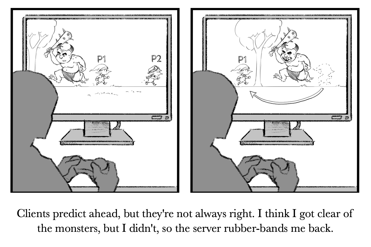 Client prediction isn't always right